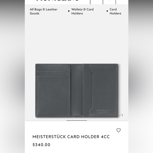 Mont Blanc credit card holder, brand new - Picture 5 of 5